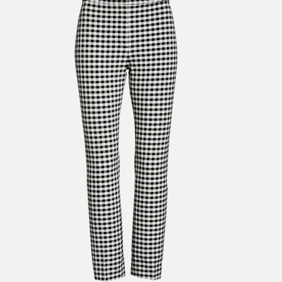 Theory Classic Skinny Pant Viscose Gingham, NWT - Picture 7 of 10